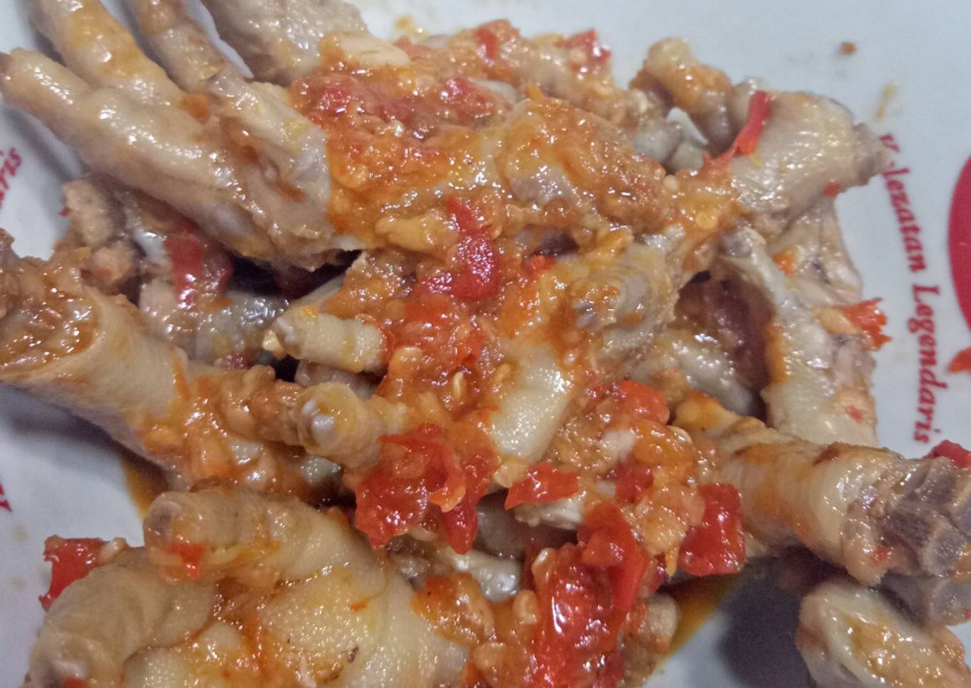 Ceker bumbu seblak