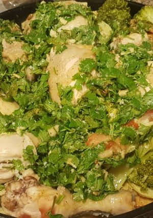 صورة لوصفة دجاج بالصينية بالبروكلي