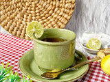 Hot Lime Ginger Tea
