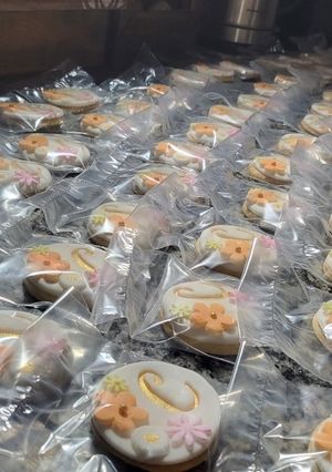 Una foto de Galletitas decoradas con fondant sin gluten