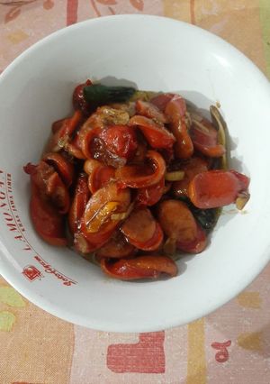 Foto resep Teriyaki Sausage with Garlic