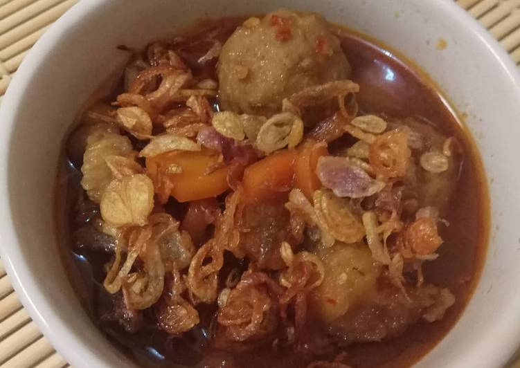 Semur Bakso kaldu tetelan sapi