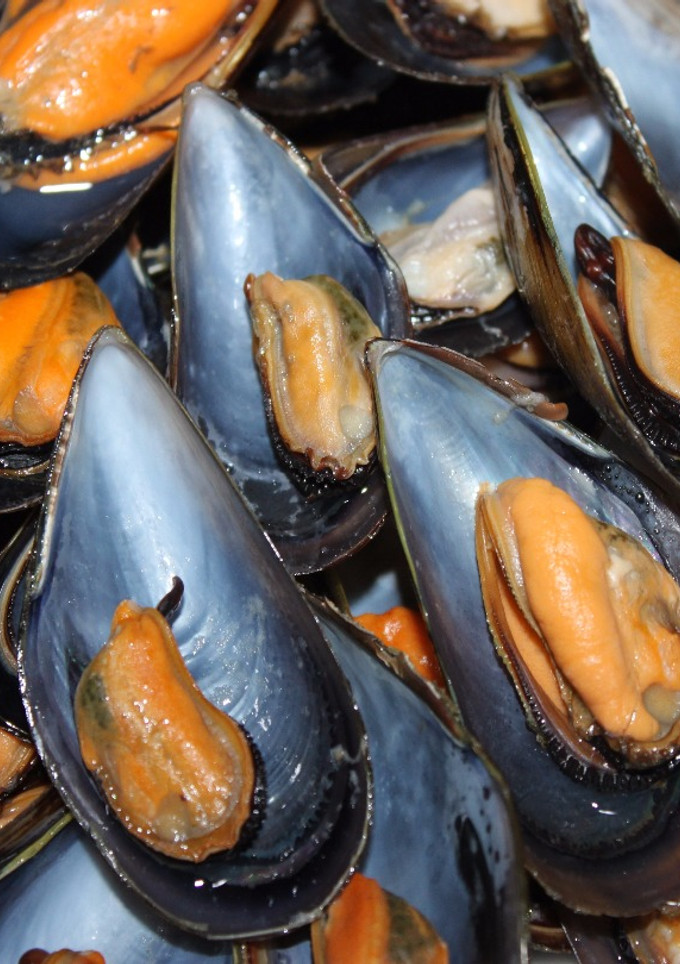 Una foto de Mejillones al vapor con vino blanco