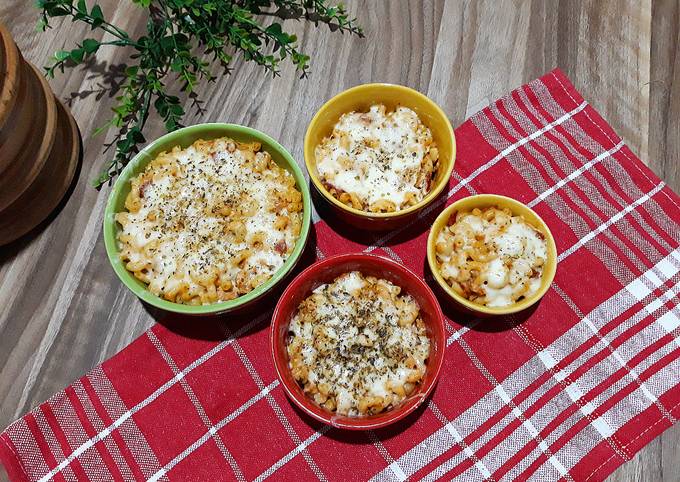 MACARONI SCHOTEL Kukus / Panggang (MACARONI BOLOGNESE KUKUS) 👍