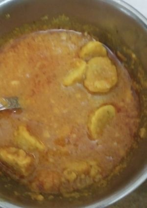 A picture of Besan ke gatte.