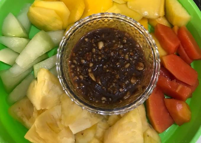 Resep Rujak buah yang Enak