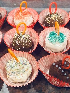 Φωτογραφία της συνταγής Cake pops χριστουγεννιάτικο στολίδι