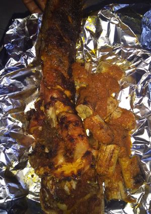 A picture of Bole n fish (catfish).