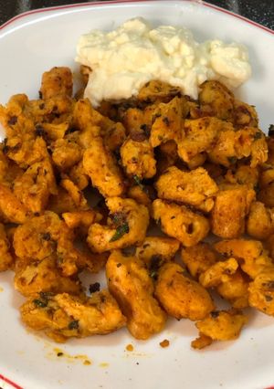 Una foto de Pinchitos morunos veganos
