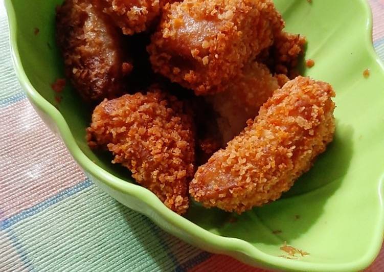 Bagaimana Menyiapkan Nugget ayam homemade MPASI, Enak