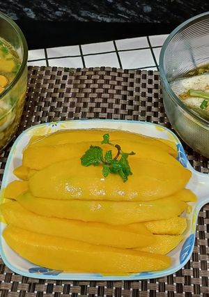 Hình của món Bữa cơm hai món đơn giản.