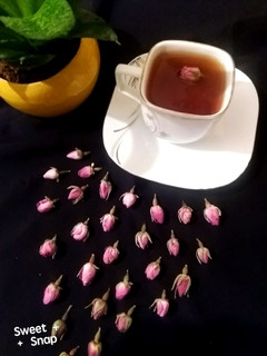 عکسی از دستور دمنوش گل محمدی