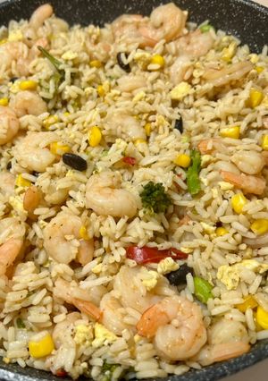 A picture of Shrimp Fried Rice.