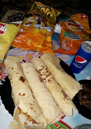A picture of Syrian Chicken Shawarma.