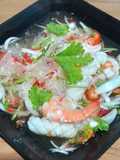 Seafood Glass Noodle Salad (Yum Woon Sen)