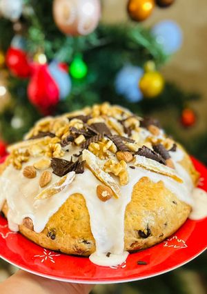 Una foto de Pan dulce húmedo y fácil - Con amasadora…o a mano 🎄