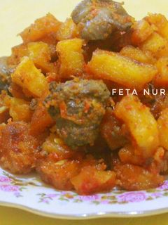 Foto resep Sambal goreng kentang