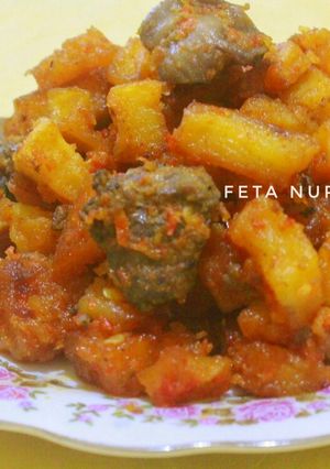 Foto resep Sambal goreng kentang
