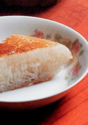 Hình của món Bánh bò nướng chảo.
