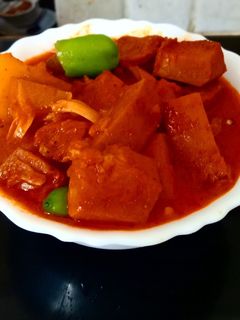 ছোলার ডাল দিয়ে আলু এঁচোড় ডালনা(Chola dal diye aloo enchor dalna recipe in bengali) রেসিপির প্রধান ছবি