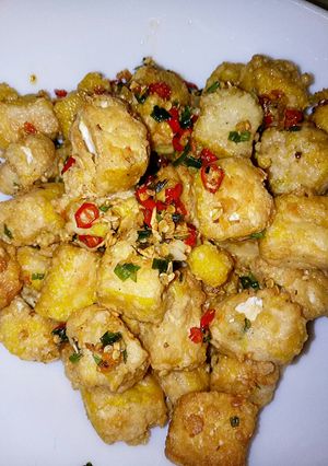 Foto resep Tahu cabe garam #elsaapril1