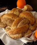 Corona di pane arancia e spezie