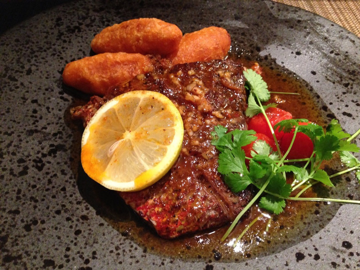 Cara Buat Ikan Kakap Merah (Filet) - Orange Sauce dan Ubi Goreng Ekonomis Untuk Jualan
