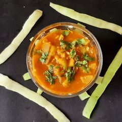A picture of Lauki ki sabji.