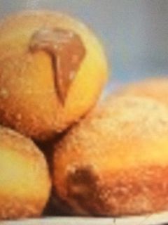 صورة لوصفة دونات محشيه نيوتيلا