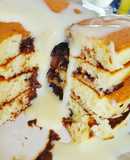 Hotcakes rellenos de Nutella