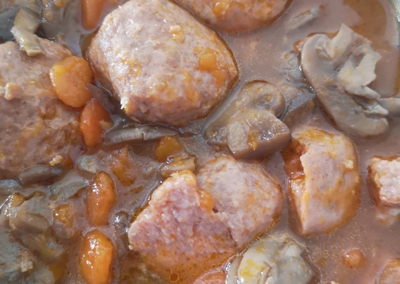 Albóndigas con verduras