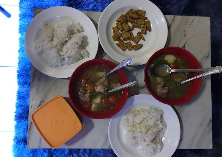 Cara Mudah Sup Ayam Aneka Masakan Enak