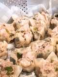 Chinese steamed meat dumplings (Shumai)