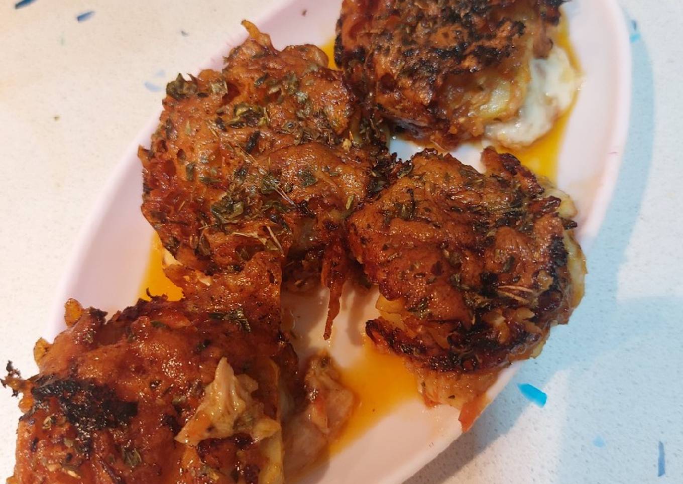 Mini- lasañas calabacín y atún