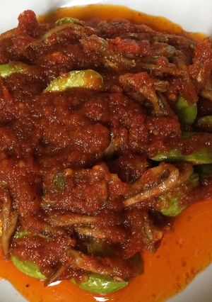 Foto resep Sambal Teri Pete sederhana