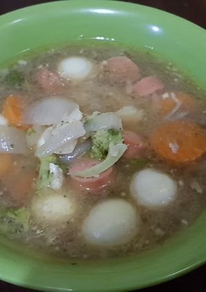 Foto resep Saori telur puyuh vs brokoli sosis wortel