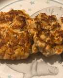 Hamburguesas de salmón caseras BLW