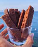 Galletas shortbread de chocolate