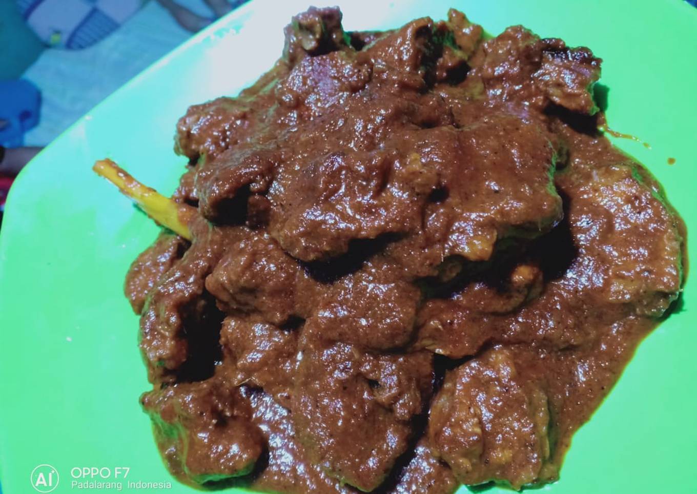 Rendang (bumbu pasar + indofood)