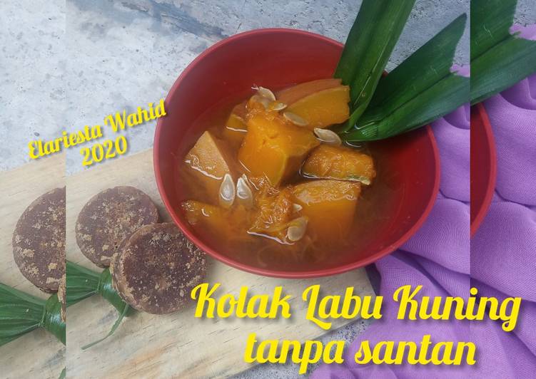 Resep Kolak Labu Kuning tanpa santan, Bikin Ngiler