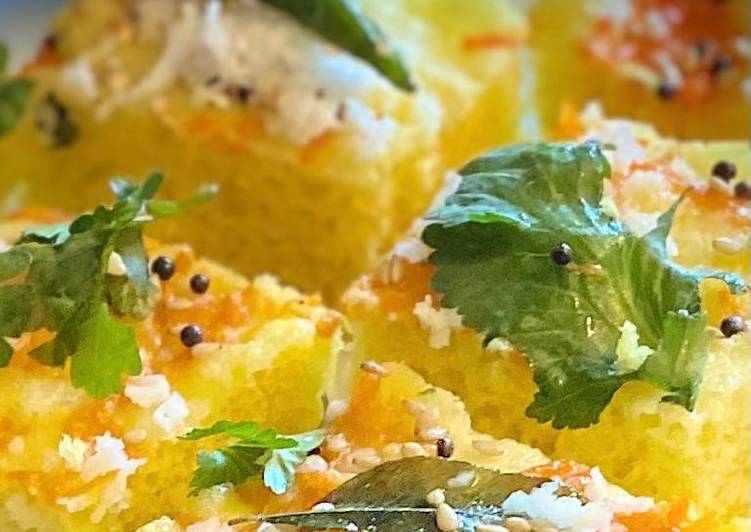 Recipe of Delicious Moong dal dhokla