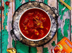 A picture of Mutton Korma.