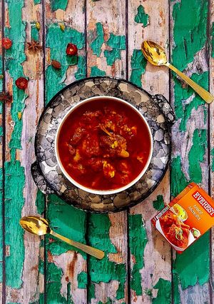 A picture of Mutton Korma.