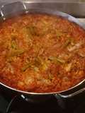Paella de Pollo y Conejo