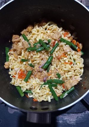 Foto resep Oseng mie tempe kacang