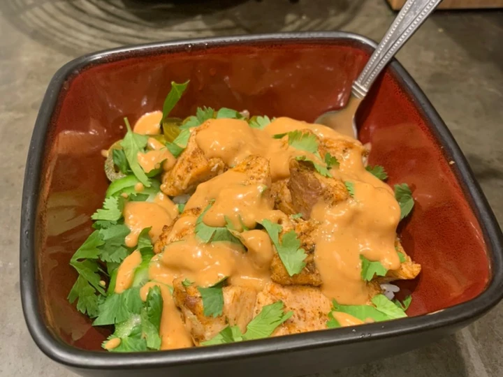 Recipe Spicy Salmon Bowl the Awesome  Delicious