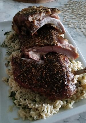 A picture of Fall Off The Bone Baked Ribs.