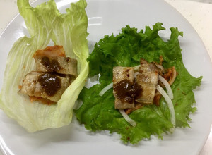 韓式烤肉包菜 的食譜成品照片