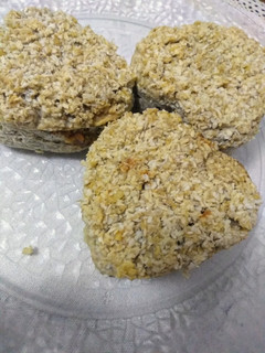 Una foto de Muffins de coco y avena relleno con dulce de leche ♥️