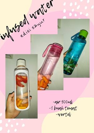 Foto resep Day 15 - infused water sayur